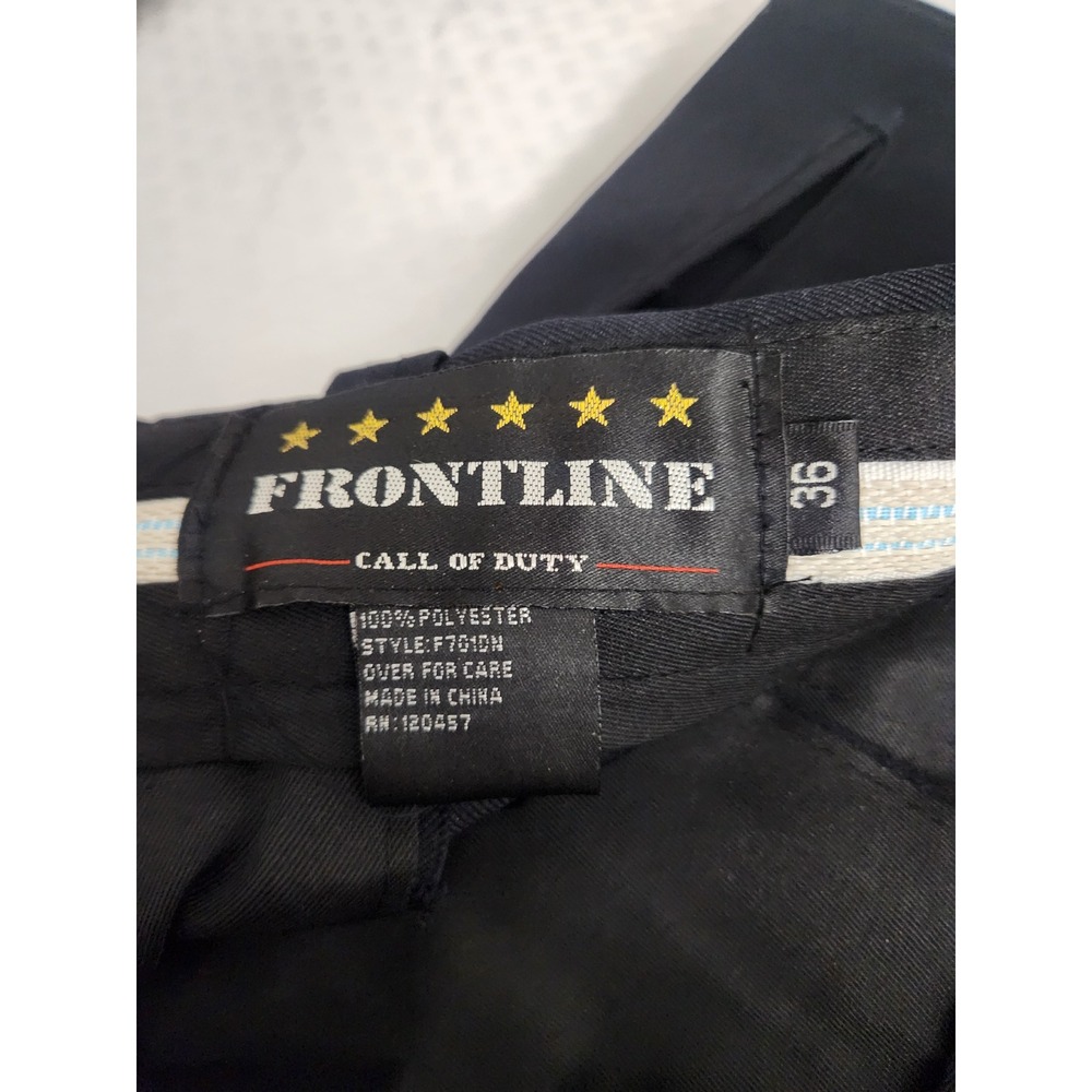 Frontline Call of Duty Mens Navy Blue Tactical Uniform Pants Style  Size 36